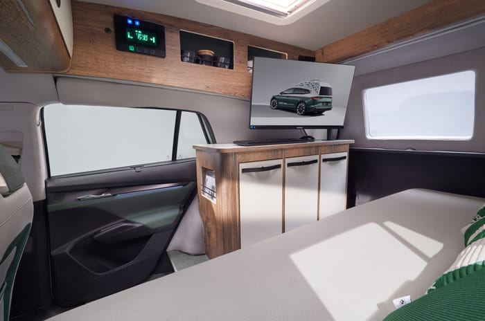 Skoda Enyaq based Roadiaq Camper revealed as a student project